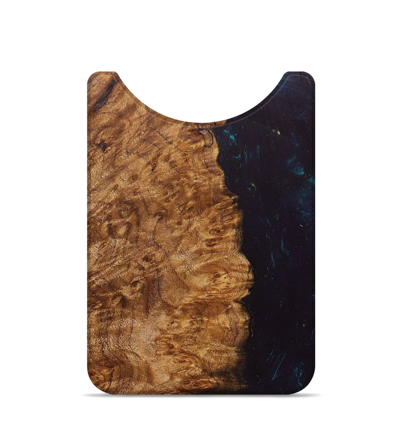 Live Edge Wood+Resin Wallet - Cathy (Green, 674792)