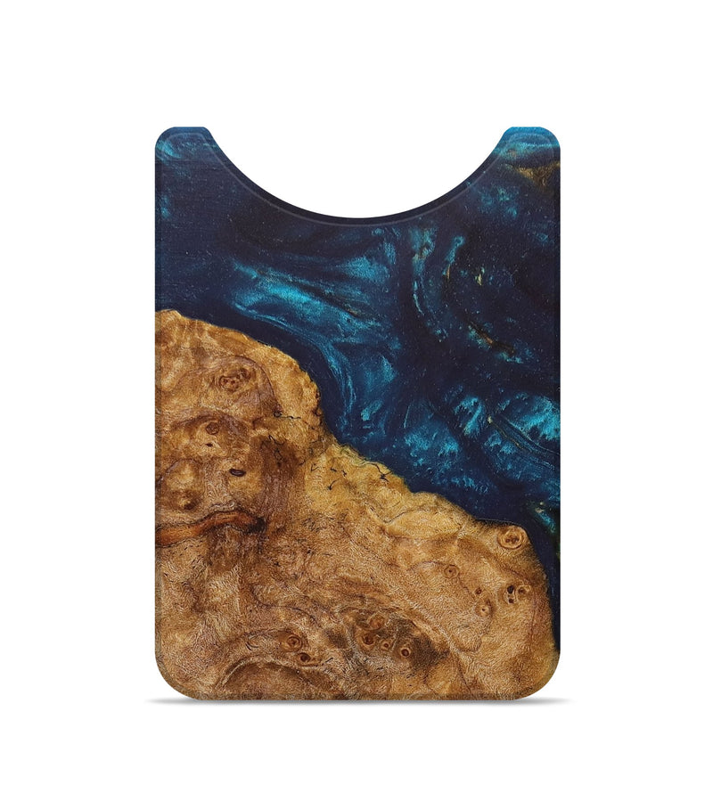 Live Edge Wood+Resin Wallet - Russell (Green, 674793)