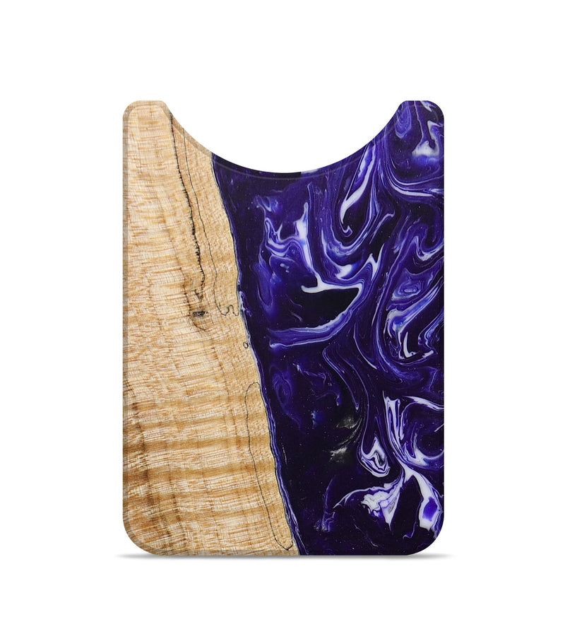 Live Edge Wood+Resin Wallet - Noelle (Purple, 674794)
