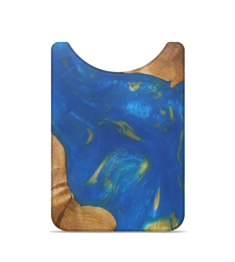 Live Edge Wood+Resin Wallet - Ricardo (Blue, 674795)