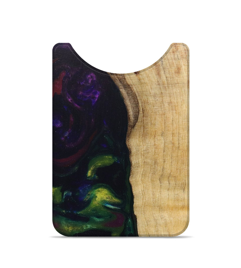 Live Edge Wood+Resin Wallet - Kelsie (Purple, 674799)