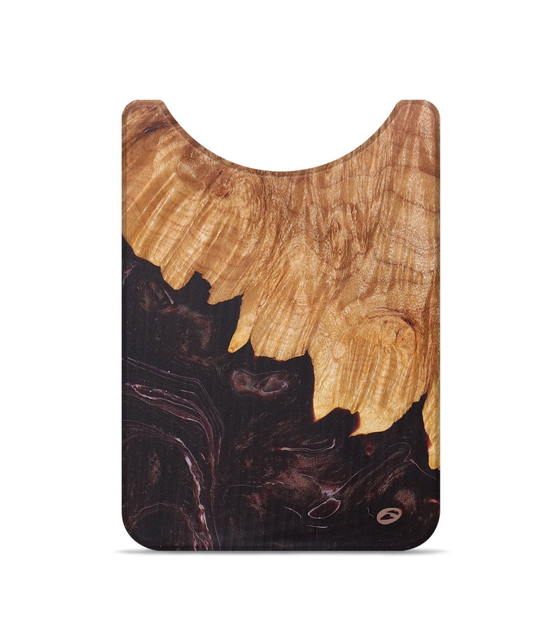 Live Edge Wood+Resin Wallet - Bryanna (Purple, 674800)