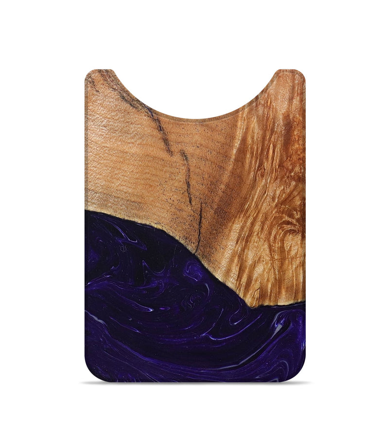 Live Edge Wood+Resin Wallet - Athena (Purple, 674802)