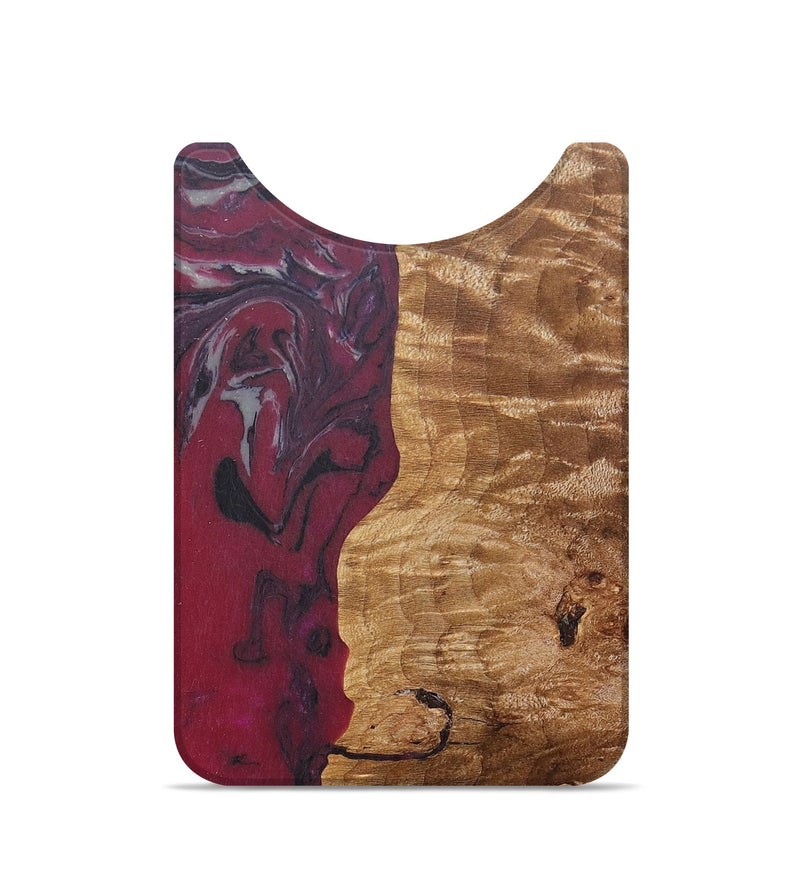 Live Edge Wood+Resin Wallet - Lindsay (Purple, 674803)
