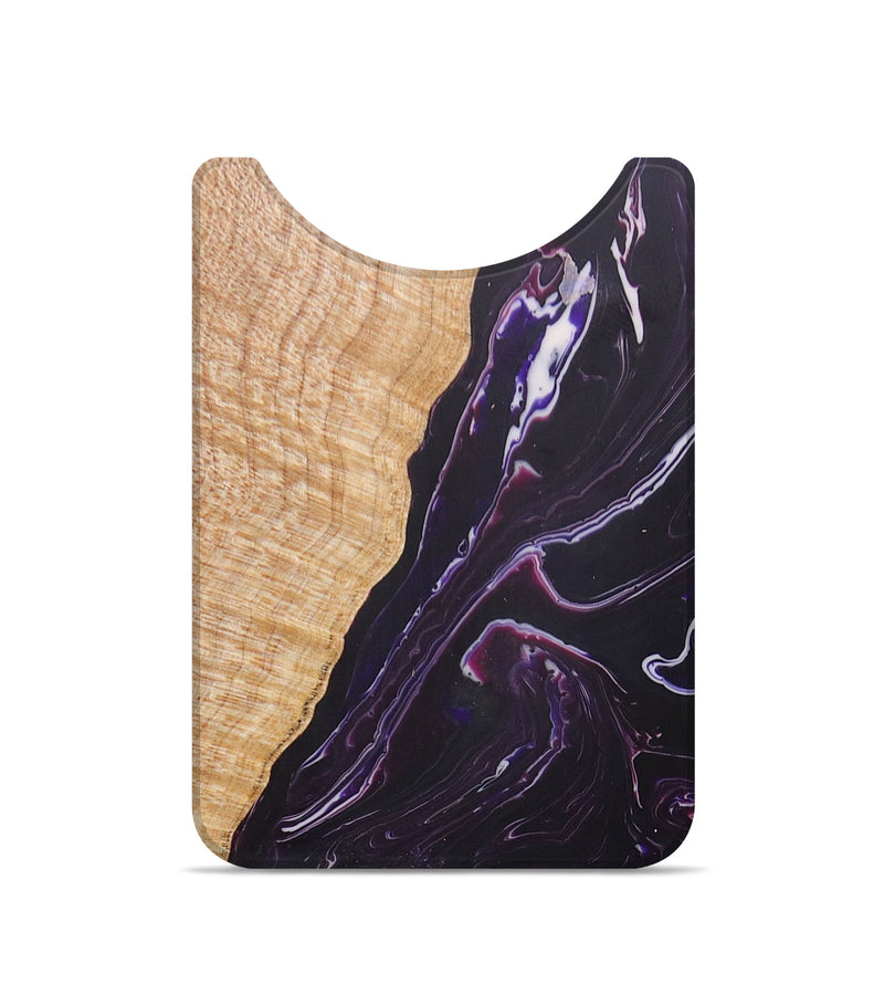 Live Edge Wood+Resin Wallet - Lexi (Purple, 674804)