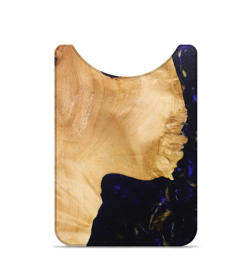 Live Edge Wood+Resin Wallet - Jo (Blue, 675048)