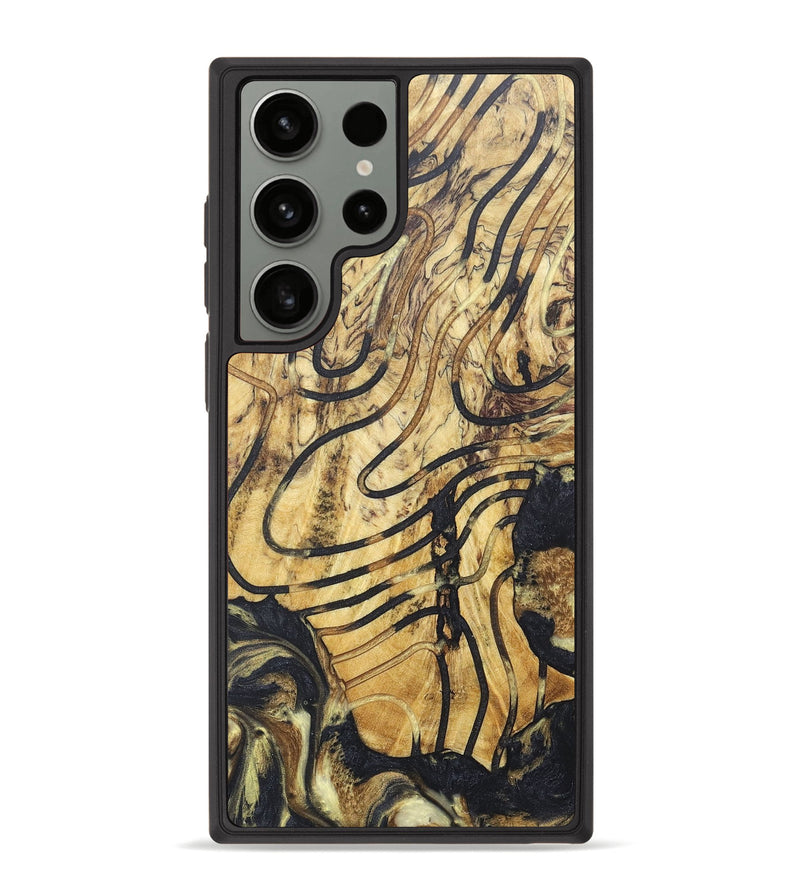 Galaxy S23 Ultra Wood+Resin Phone Case - Sammy (Pattern, 675088)