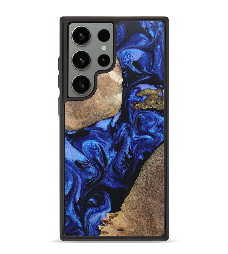 Galaxy S23 Ultra Wood+Resin Phone Case - Bessie (Mosaic, 675103)