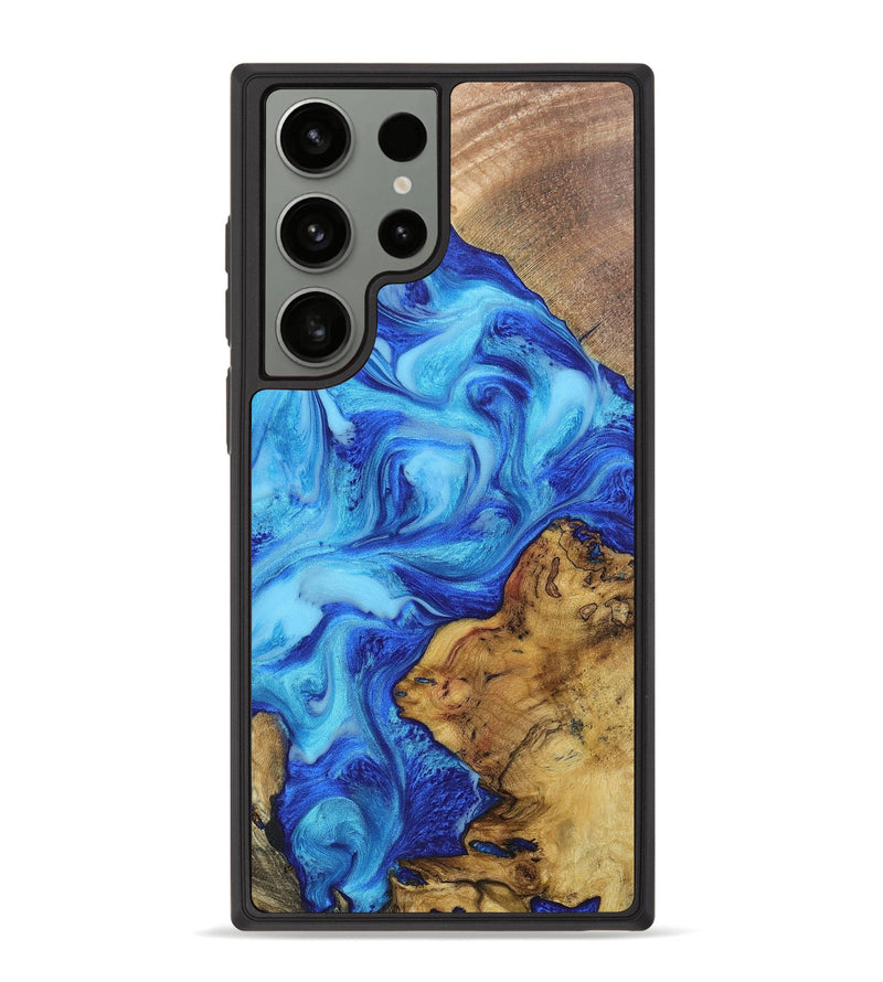 Galaxy S23 Ultra Wood+Resin Phone Case - Darren (Mosaic, 675107)