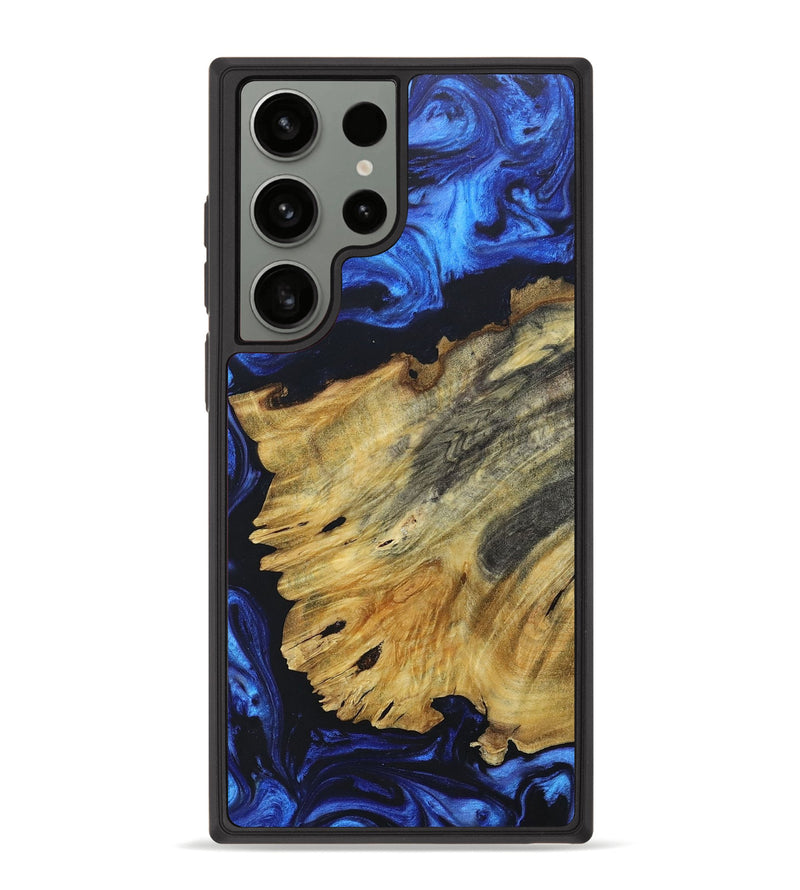 Galaxy S23 Ultra Wood+Resin Phone Case - Taylor (Blue, 675184)