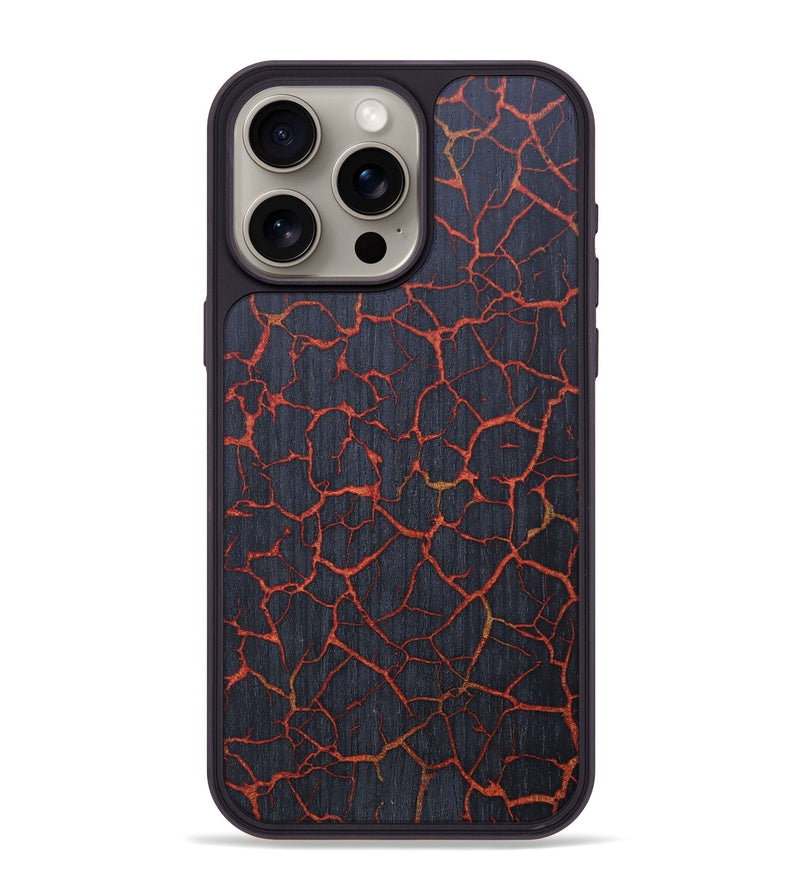 iPhone 15 Pro Max Wood+Resin Phone Case - Antoinette (Lava, 675456)