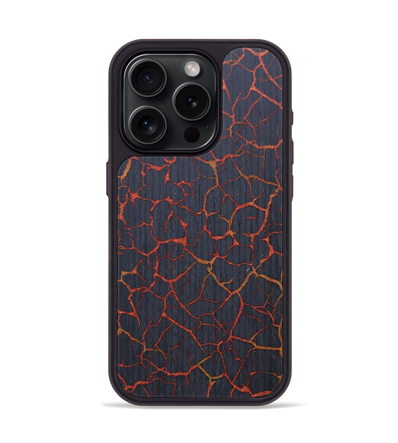 iPhone 15 Pro Wood+Resin Phone Case - Guy (Lava, 675457)