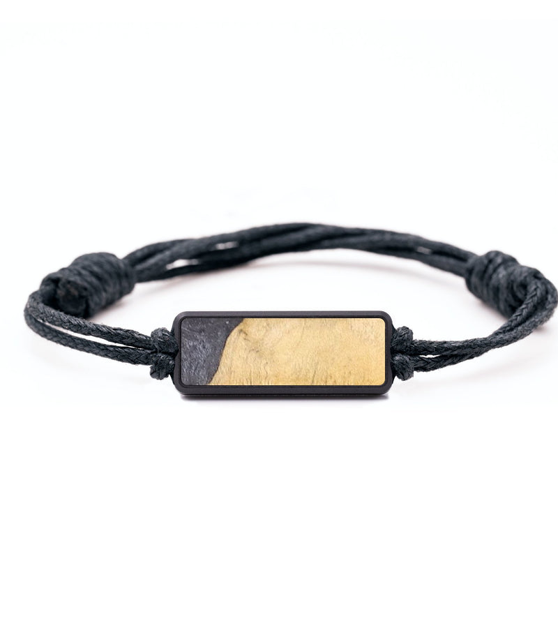 Classic Wood+Resin Bracelet - Tanya (Pure Black, 675540)