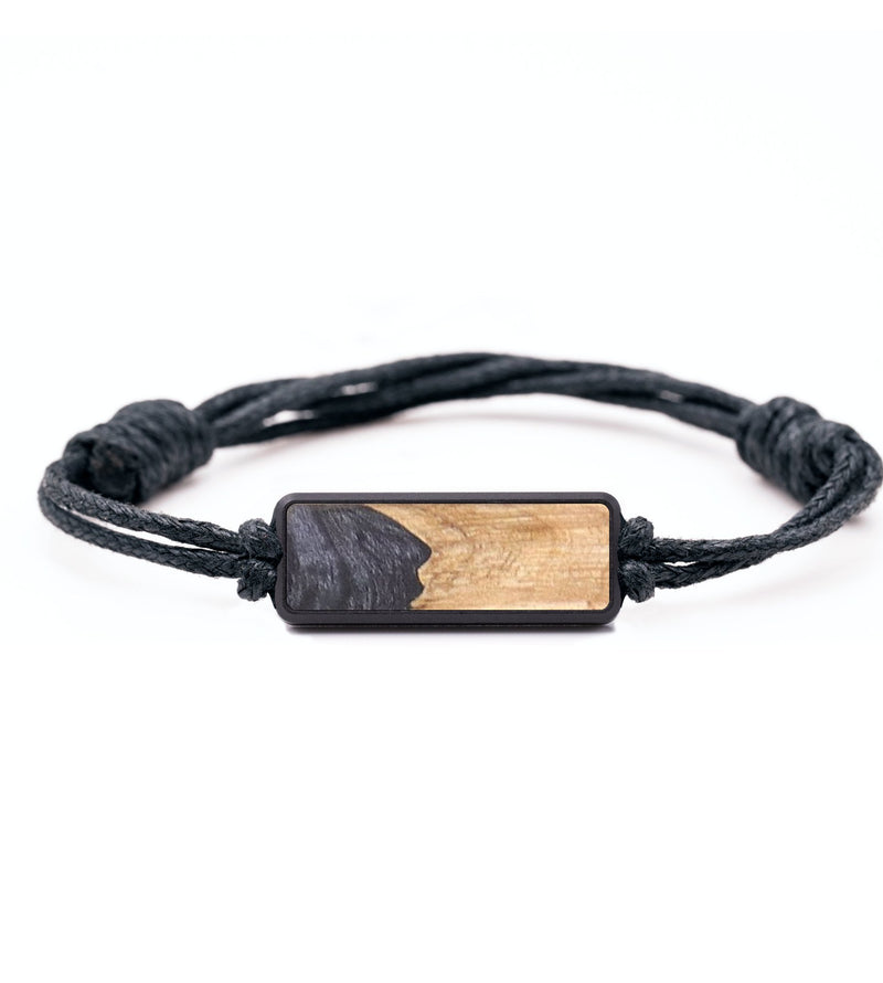 Classic Wood+Resin Bracelet - Aaron (Pure Black, 675545)