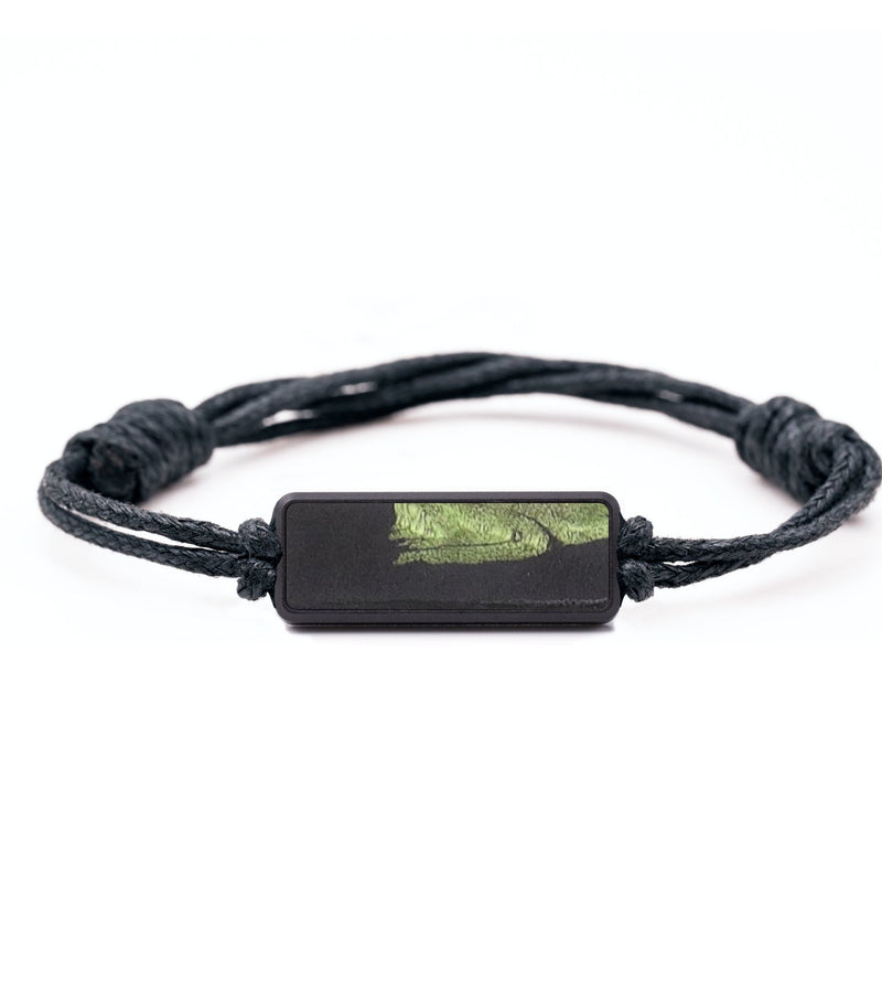 Classic Wood+Resin Bracelet - Scarlett (Pure Black, 675549)