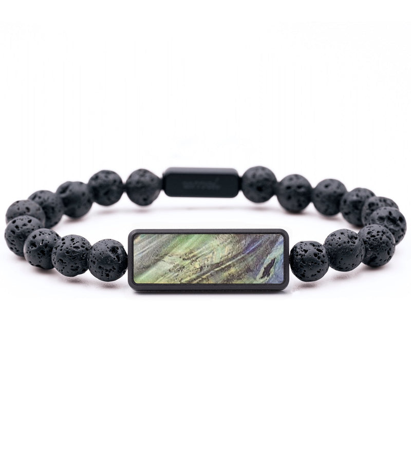Lava Bead  Bracelet - Hunter (Wood Burl, 675701)