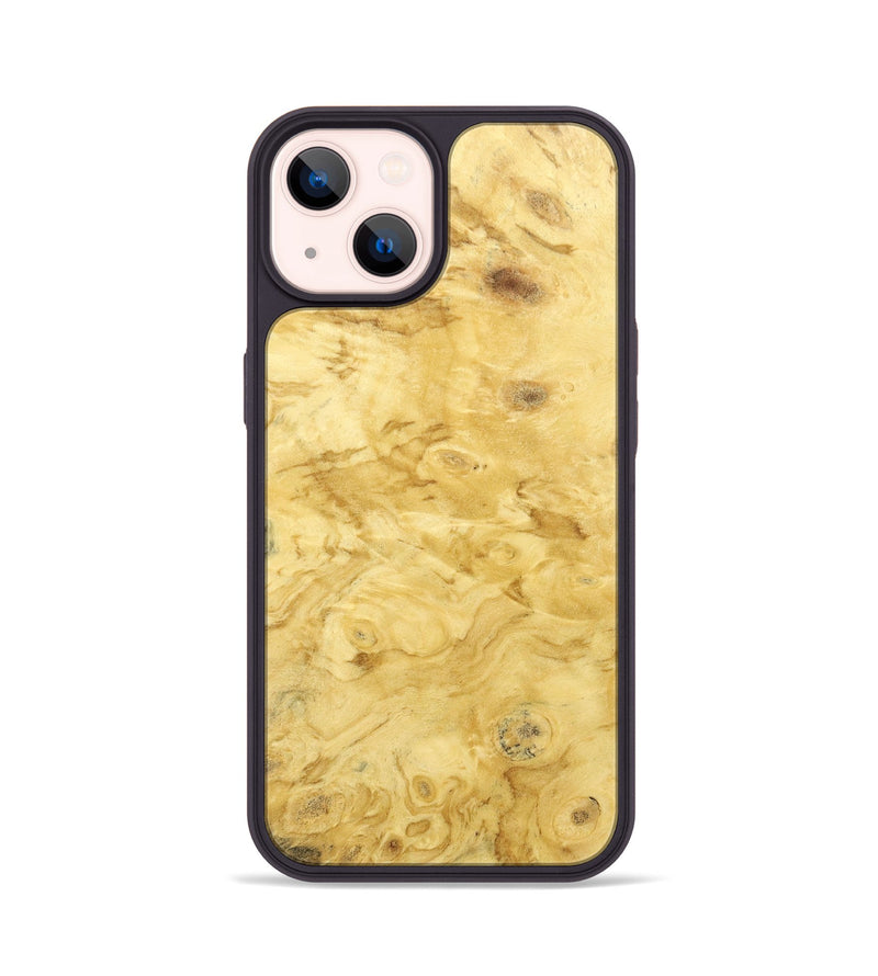iPhone 14 Wood+Resin Phone Case - Sidney (Wood Burl, 675808)