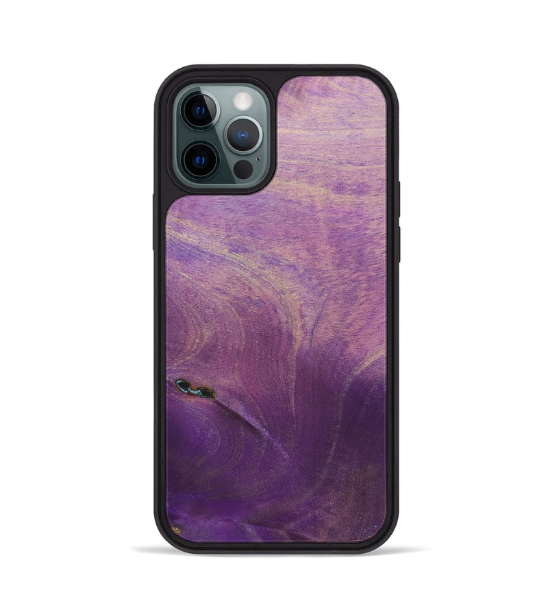iPhone 12 Pro Wood+Resin Phone Case - Deandre (Wood Burl, 675811)