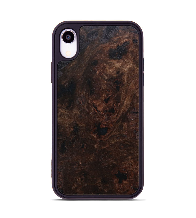 iPhone Xr Wood+Resin Phone Case - Chuck (Wood Burl, 675812)