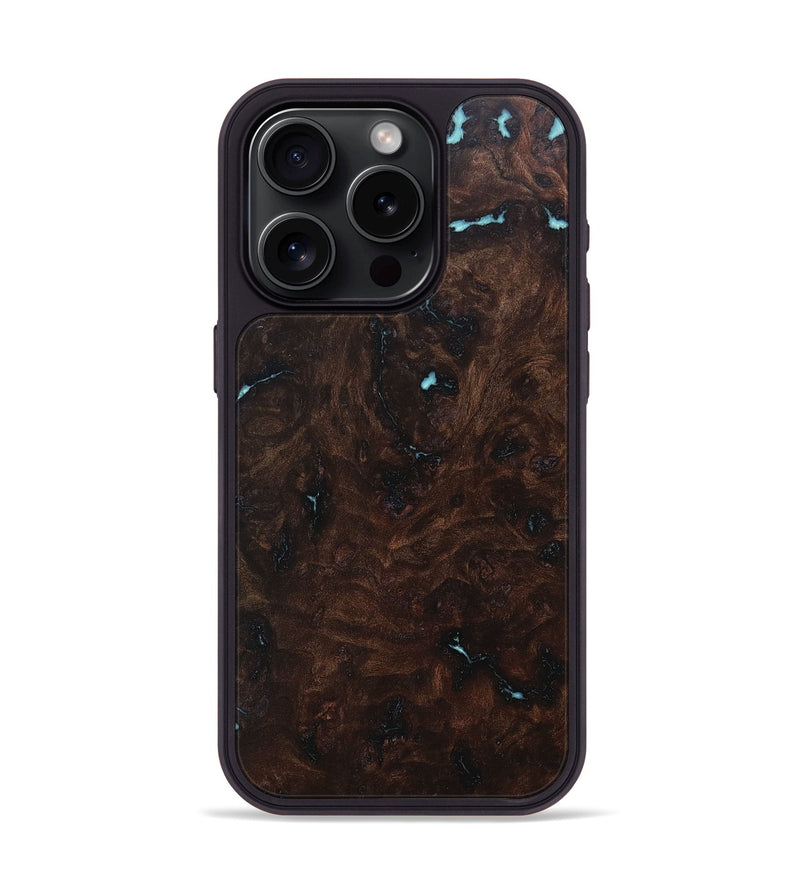iPhone 15 Pro Wood+Resin Phone Case - Colson (Wood Burl, 675827)