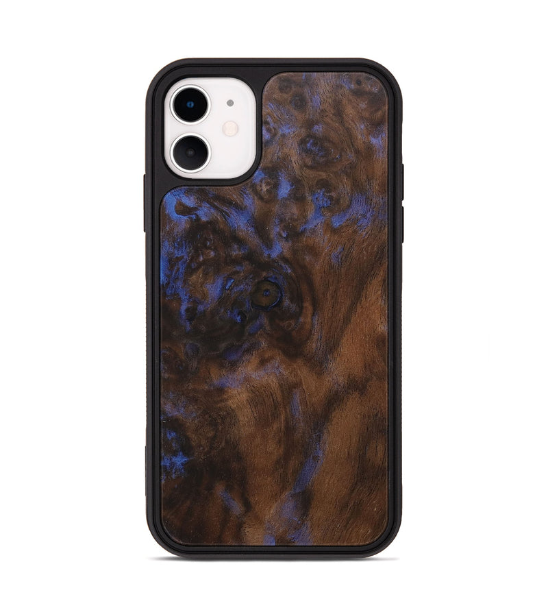 iPhone 11 Wood+Resin Phone Case - Ray (Wood Burl, 675833)
