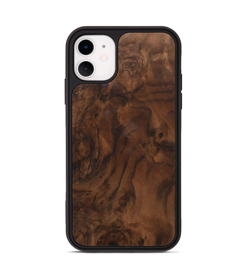 iPhone 11 Wood+Resin Phone Case - Gerald (Wood Burl, 675834)