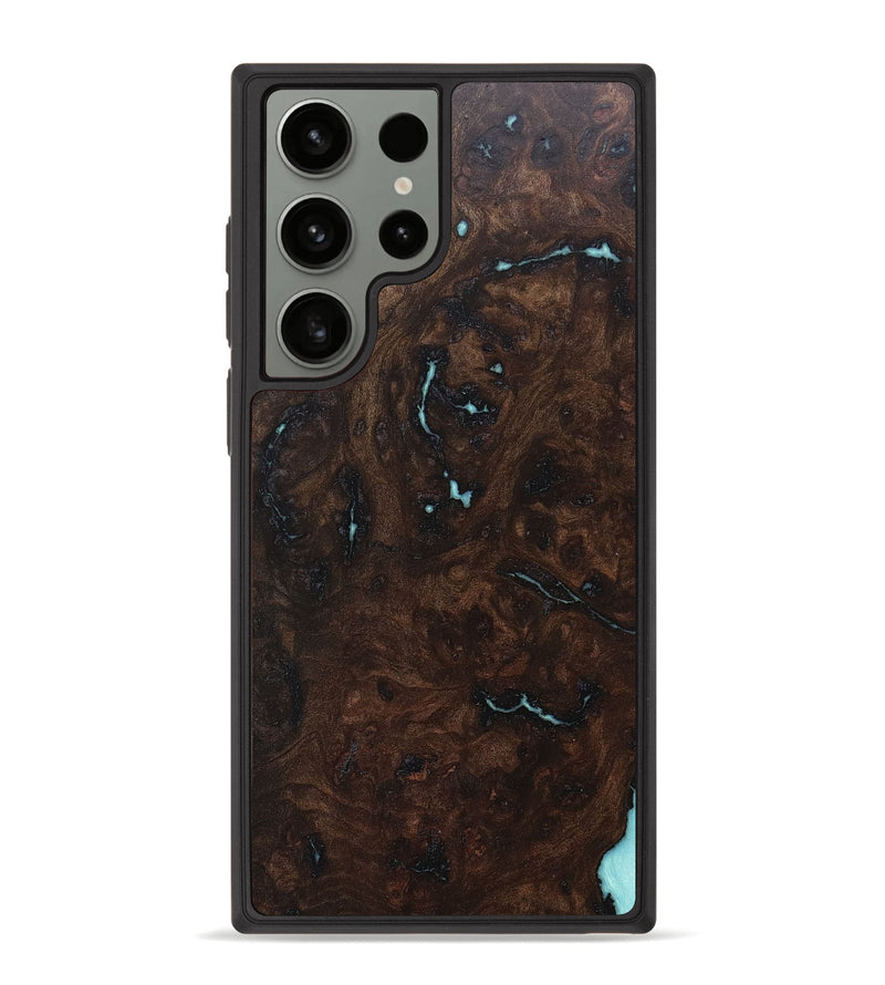 Galaxy S23 Ultra Wood+Resin Phone Case - Sawyer (Wood Burl, 675838)