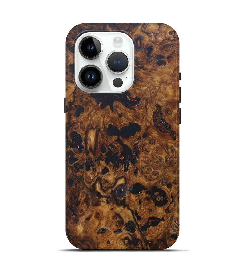 iPhone 15 Pro Wood+Resin Live Edge Phone Case - Carole (Wood Burl, 676033)