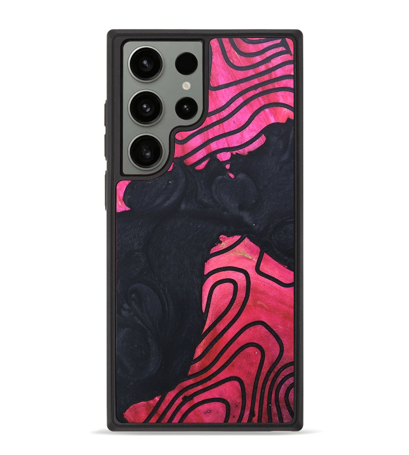 Galaxy S23 Ultra Wood+Resin Phone Case - Tabatha (Pattern, 676110)