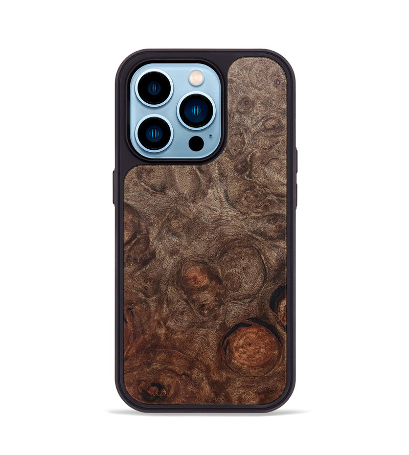 iPhone 14 Pro Wood+Resin Phone Case - Doug (Wood Burl, 676170)