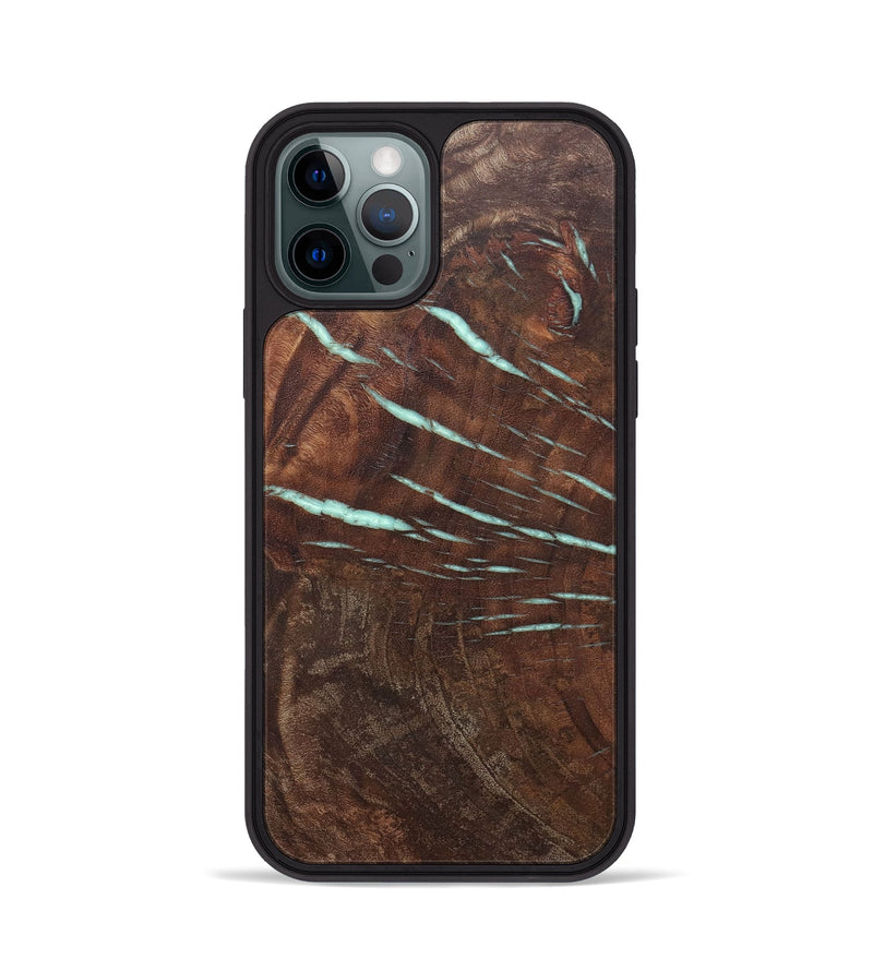 iPhone 12 Pro Wood+Resin Phone Case - Ari (Wood Burl, 676182)