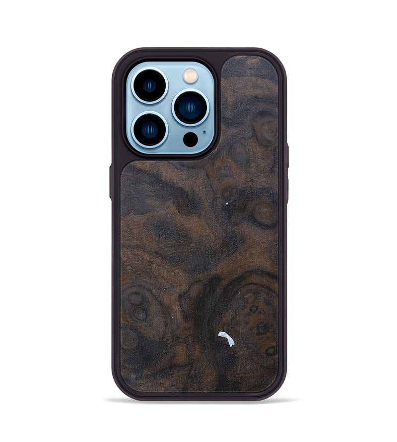 iPhone 14 Pro Wood+Resin Phone Case - Marie (Wood Burl, 676283)