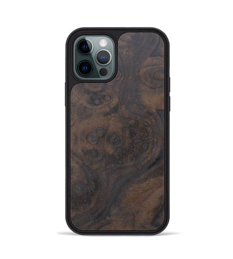 iPhone 12 Pro Wood+Resin Phone Case - Keith (Wood Burl, 676290)