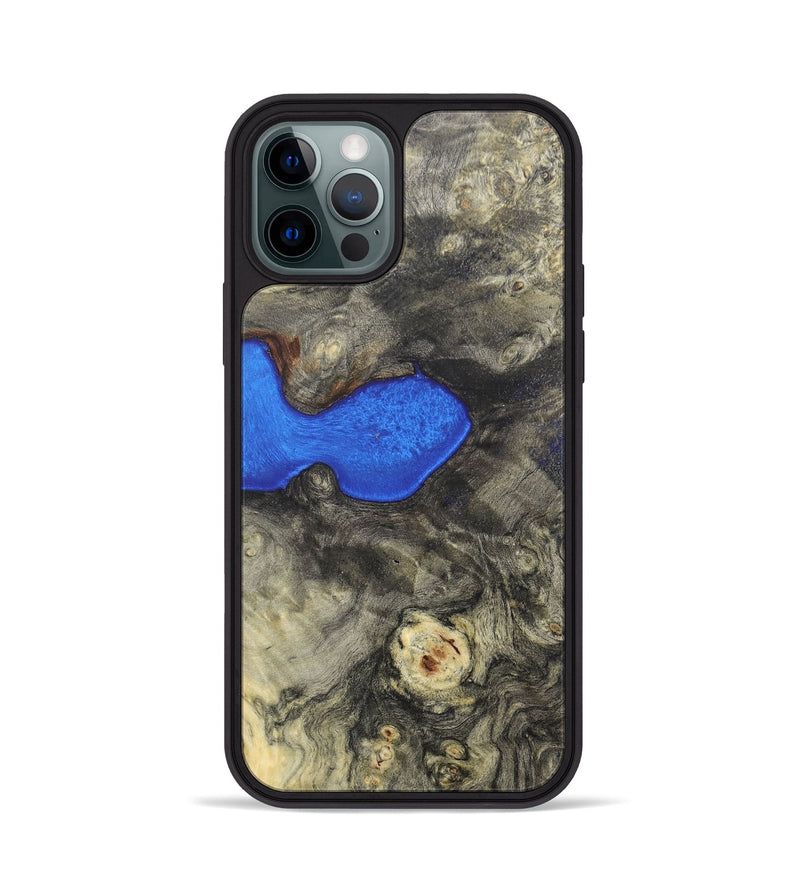 iPhone 12 Pro Wood+Resin Phone Case - Conner (Wood Burl, 676342)