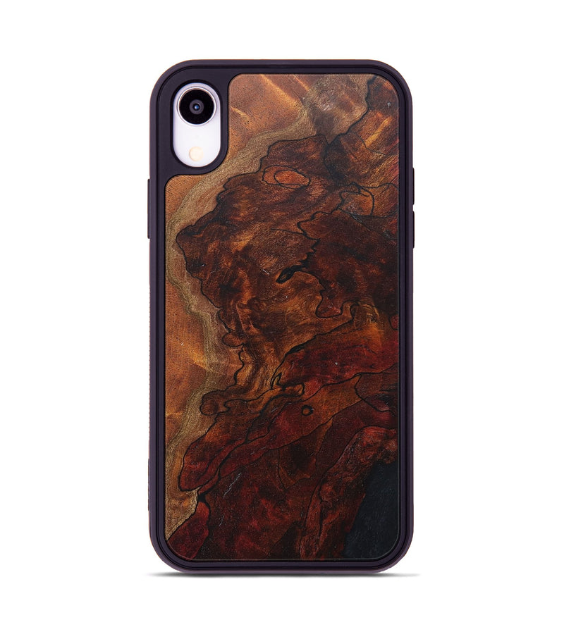 iPhone Xr Wood+Resin Phone Case - Heath (Wood Burl, 676343)
