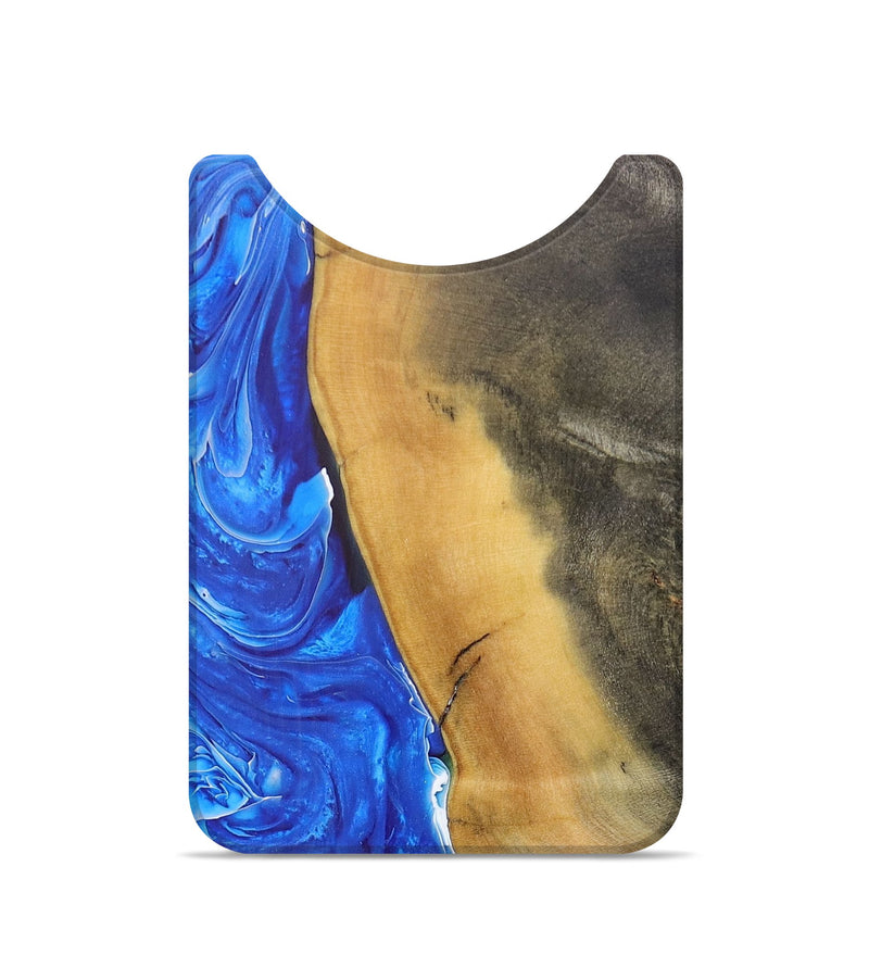 Live Edge Wood+Resin Wallet - Lance (Blue, 676443)