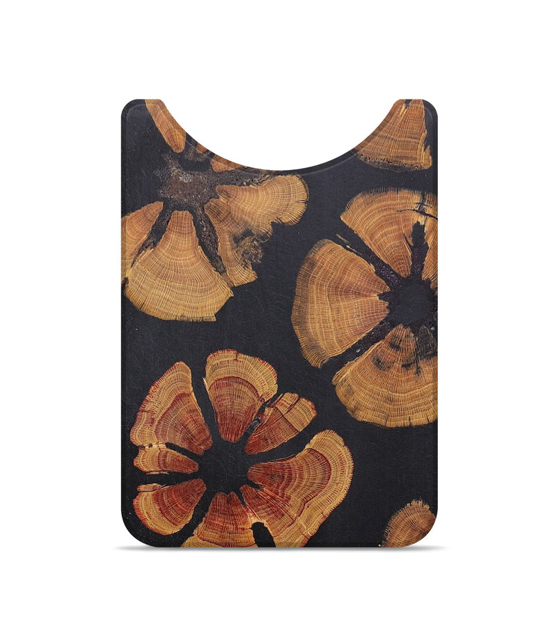 Live Edge Wood+Resin Wallet - Billie (Pure Black, 676452)