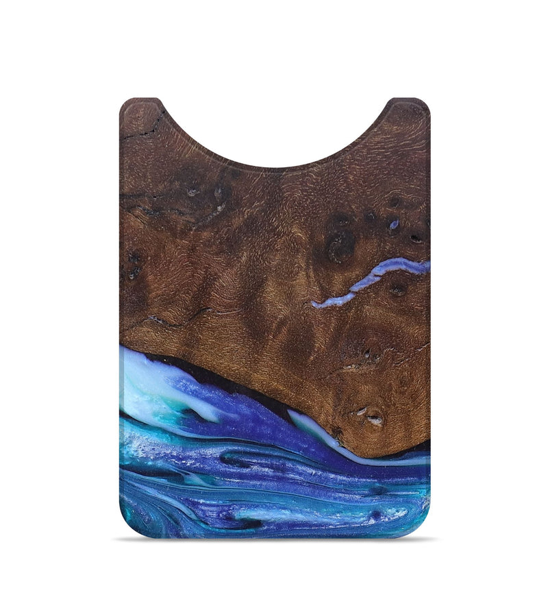 Live Edge Wood+Resin Wallet - Brody (Purple, 676466)