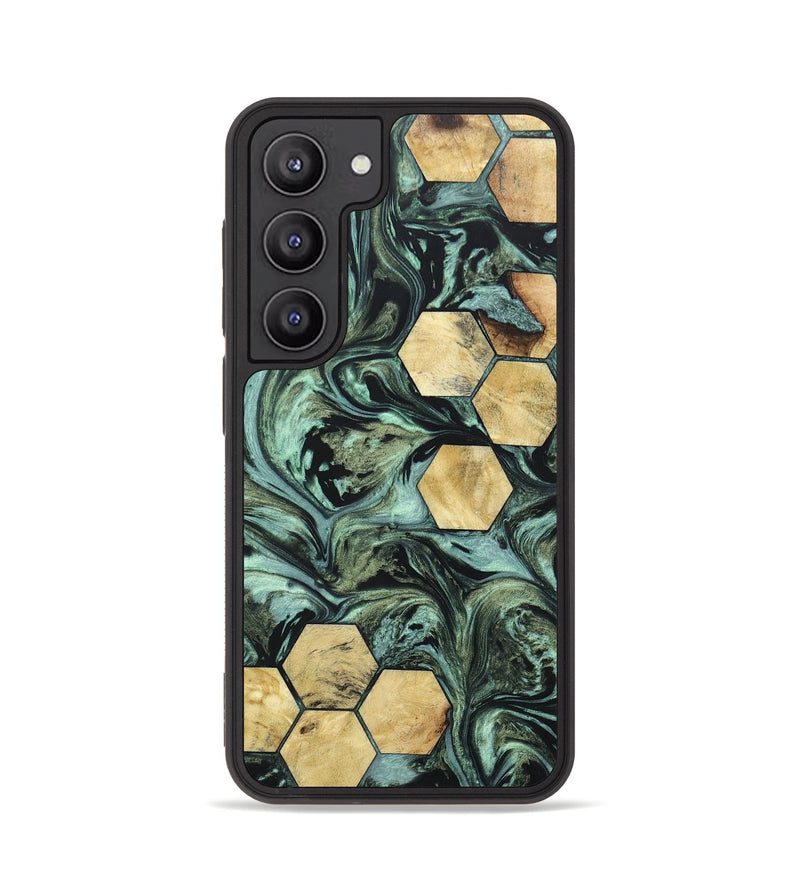 Galaxy S23 Wood+Resin Phone Case - Major (Pattern, 676534)
