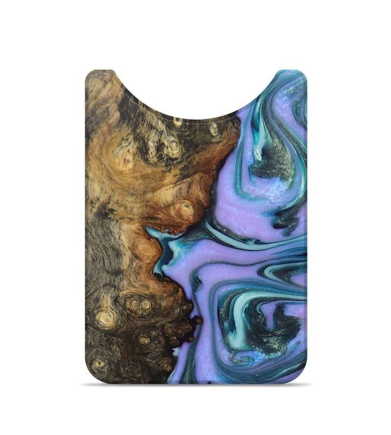Live Edge Wood+Resin Wallet - Bentley (Purple, 676882)