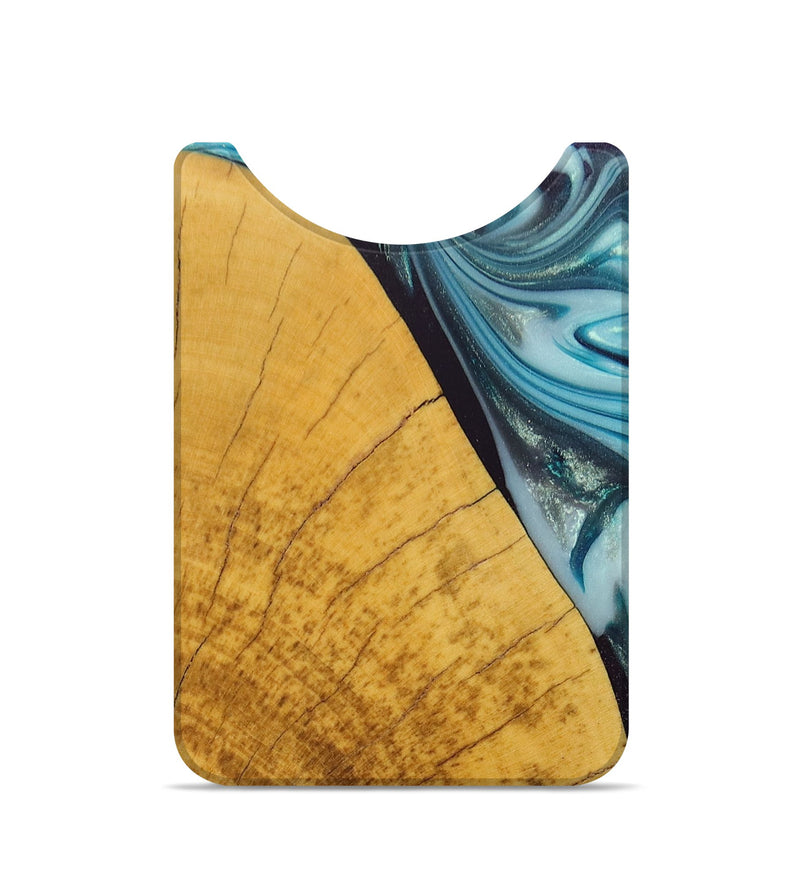 Live Edge Wood+Resin Wallet - Messiah (Green, 676906)