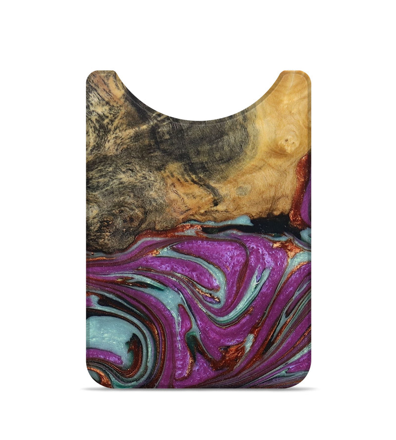 Live Edge Wood+Resin Wallet - Ralph (Purple, 676913)