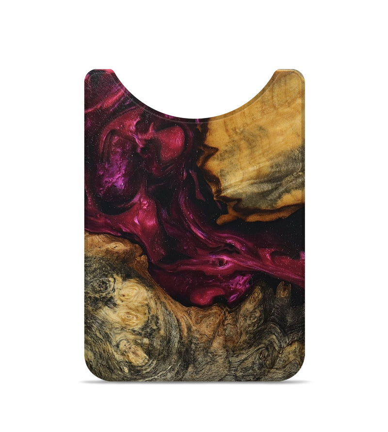 Live Edge Wood+Resin Wallet - Justice (Purple, 676919)
