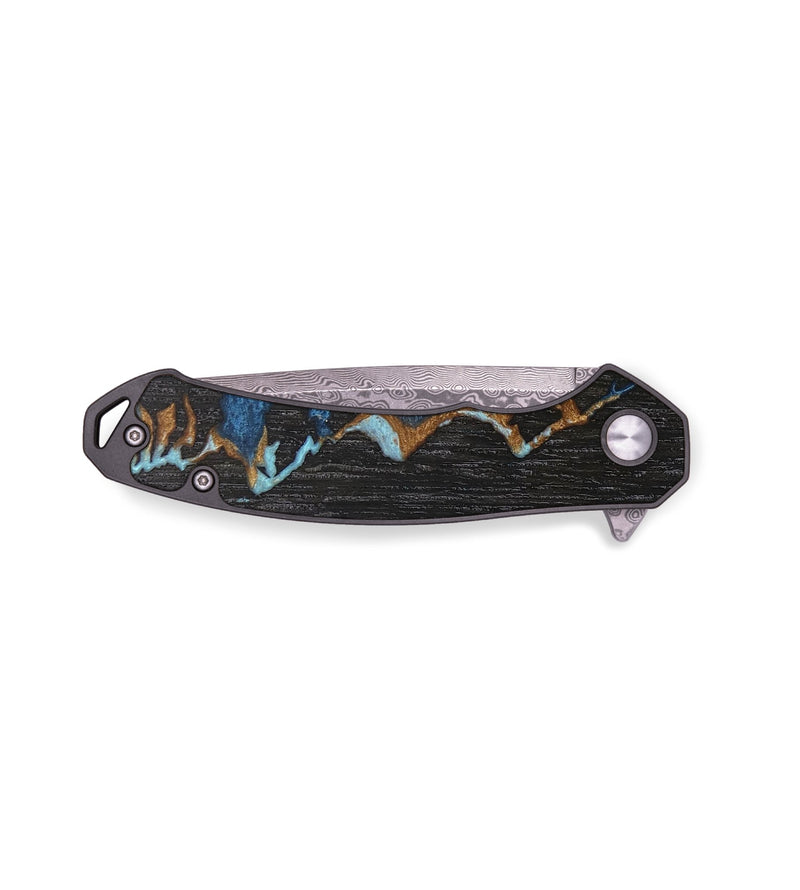 EDC Wood+Resin Pocket Knife - Judy (Pattern, 676964)