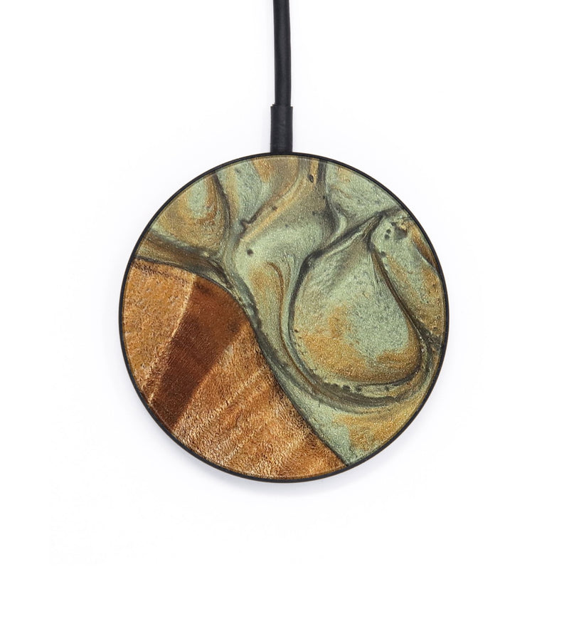 Circle Wood+Resin Wireless Charger - Francisco (Green, 677062)