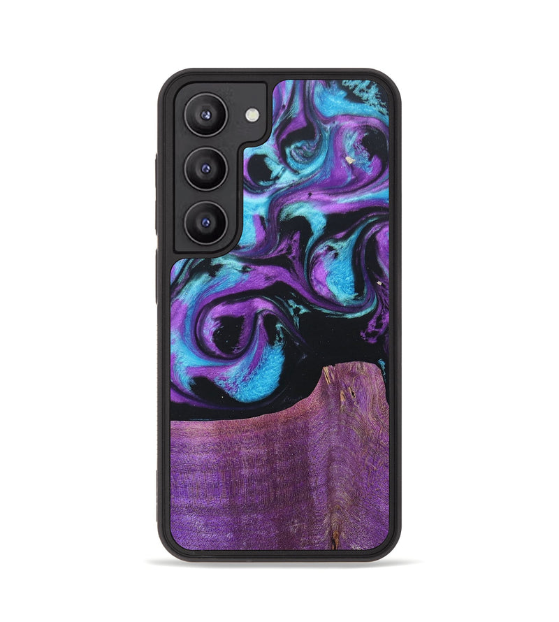Galaxy S23 Wood+Resin Phone Case - Jocelyn (Purple, 677216)