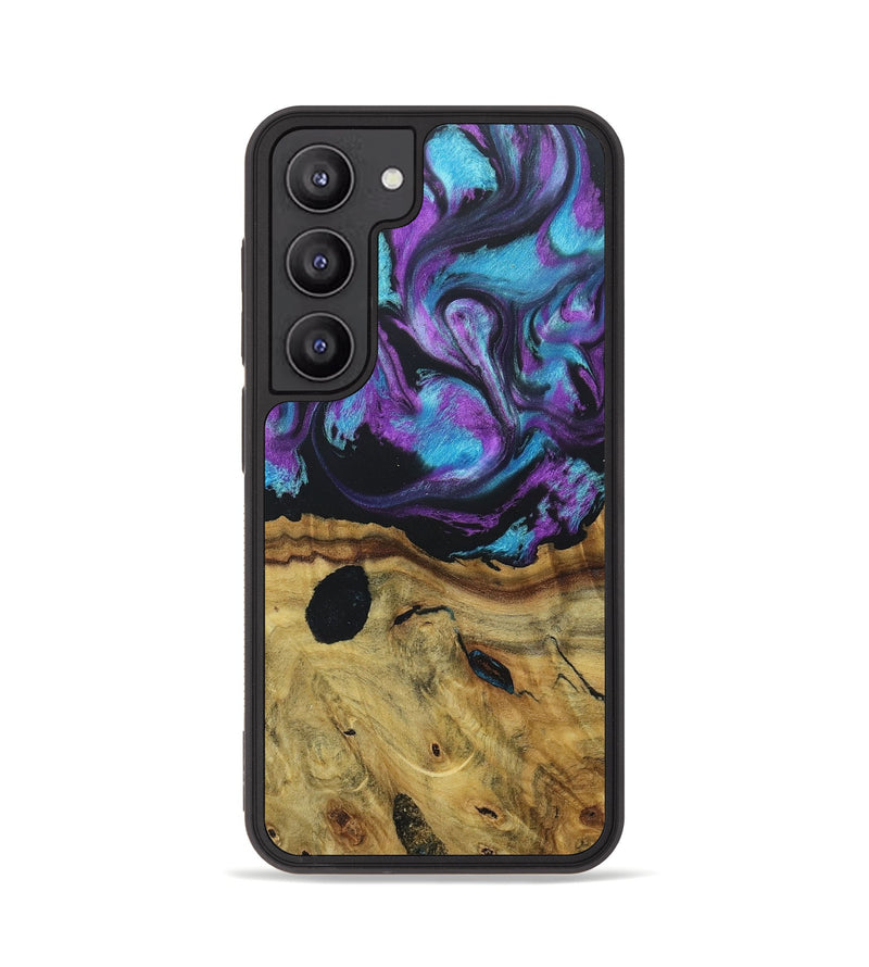 Galaxy S23 Wood+Resin Phone Case - Florence (Purple, 677223)