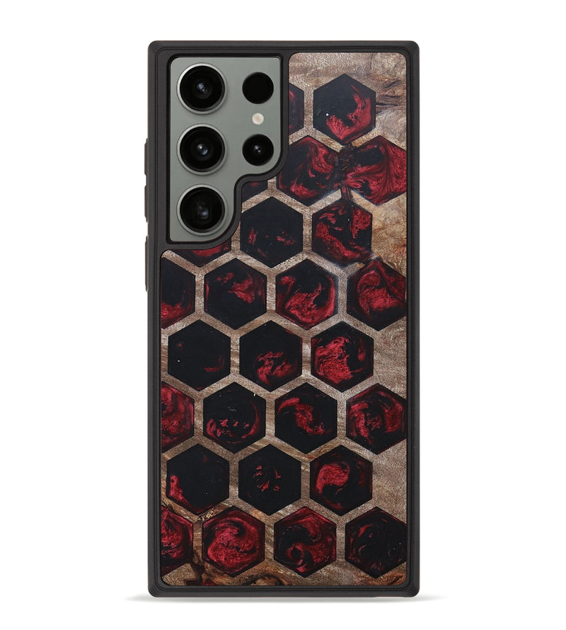 Galaxy S23 Ultra Wood+Resin Phone Case - Milton (Pattern, 677265)