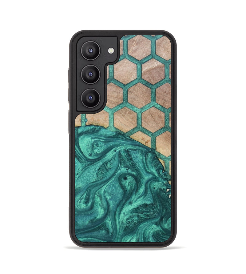 Galaxy S23 Wood+Resin Phone Case - Alexia (Pattern, 677267)