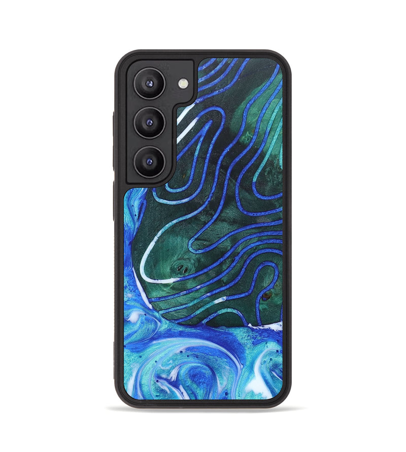 Galaxy S23 Wood+Resin Phone Case - Rickie (Pattern, 677281)